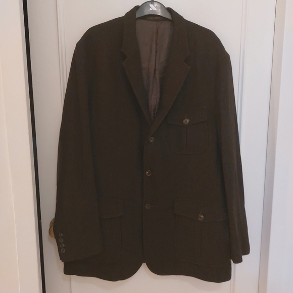 Tasso elba men sport coat size M wool blend - Picture 3 of 10